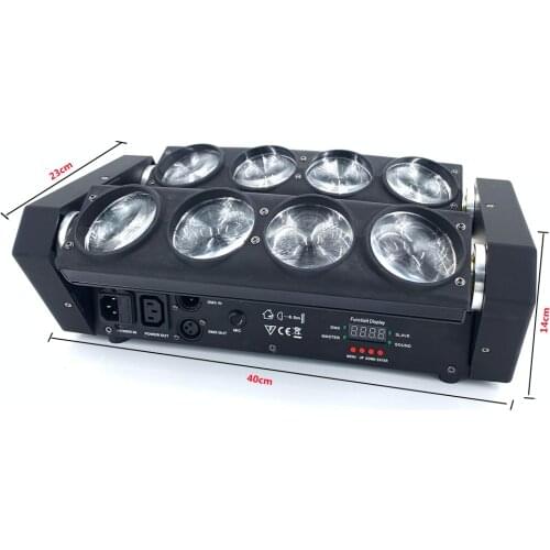 Led Spider Moving Head Light 8x15W 4in1 RGBW Led Party Light DJ Lighting Beam DMX DJ Light