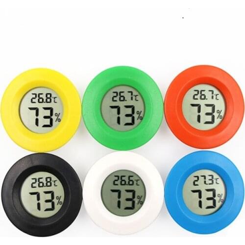 2In1 Thermometer Hygrometer Mini LCD Digital Temperature Humidity Meter Detector Thermograph Indoor Room Instrument Dropshipping