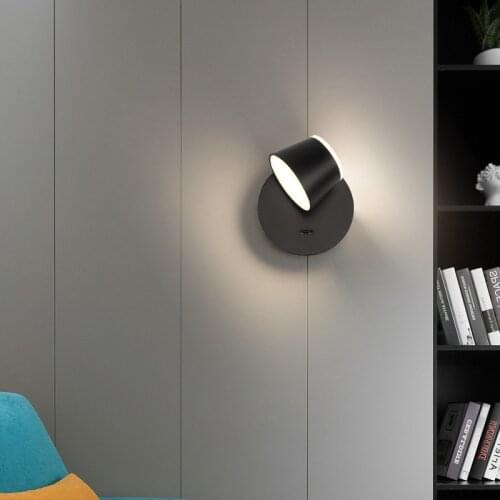 Indoor Wall Light 360 Degrees Adjustable 8W 16W 24W LED Wall Lamp Aisle Wall Sconce Living Room Hotel Room 220V Bedroom Lights