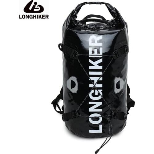 LONGHIKER 30L/20L PVC Beach Waterproof Dry Backpack Bag For Swimming Water Proof Impermeable River Trekking Rafting Bag Sporttas