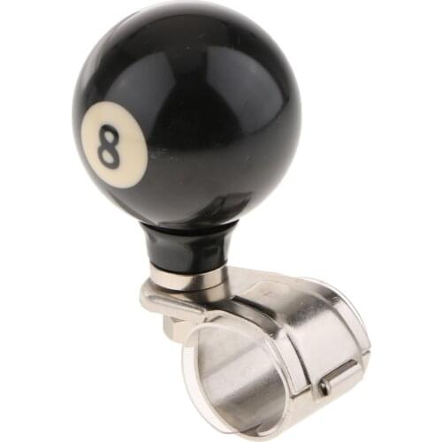 Car Truck Steering Wheel Aid Power Handle Assister Spinner Knob Ball Black