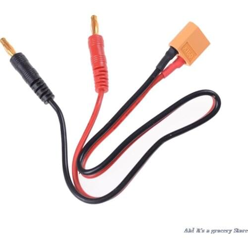 XT60 to 4.0 Banana Plug Balance Charge Cable for RC Helicopter Quadcopter XT60 Lipo Battery Plug Charger