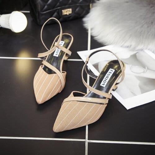 Female fashion high heels pointed toe elegant designer womens shoes spring trend lady shoes comfortable and non-slip U28-41