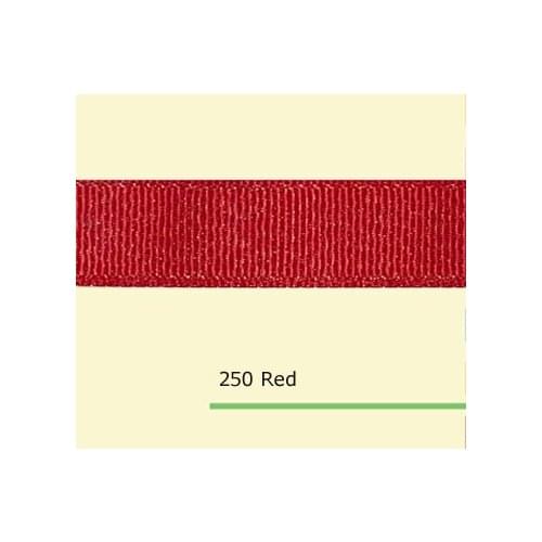 1-1/2" inch (38mm) Gold Sparkle glitter Red grosgrain ribbon