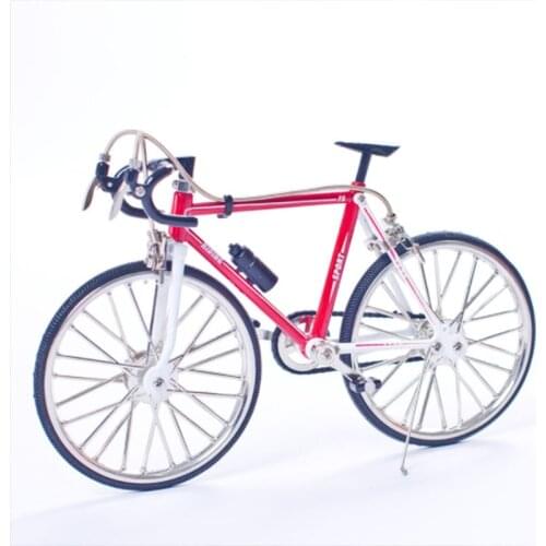 1:10 Diecast Metal Road Bicycle Model DIY Racing Cycle Replica Collection for Childrens Gift Figure Equipment or Decoration