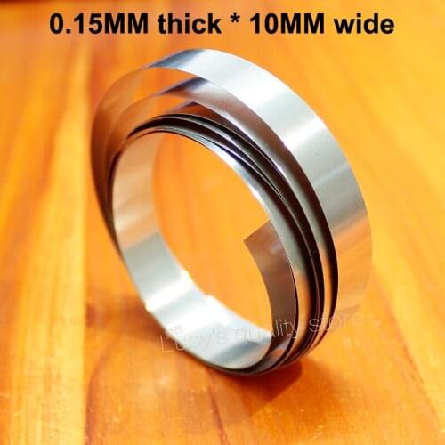 10m/lot Battery Pack DIY Nickel Plated 18650 Battery Connection Nickel Plated Steel Strips 0.15MM Thick * 10MM Wide