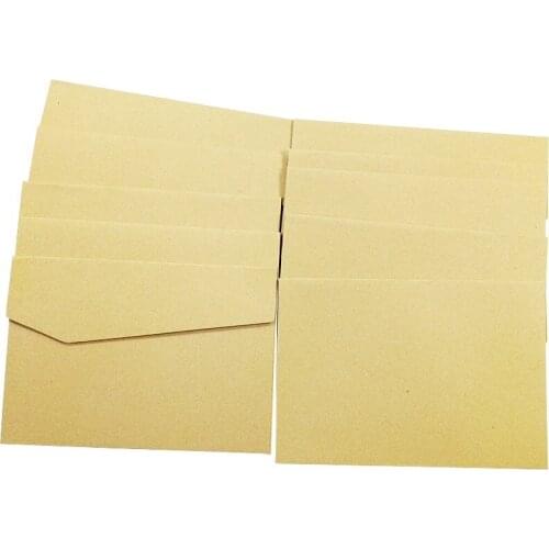 100 Pcs/lot Retro simple paper postcard envelope kraft paper envelopes for wedding party invitation