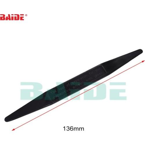 136mm Black Plastic Flat Spudger Crowbar Soft Pry Tool for Cellphone iPhone iPad Huawei Condenser Capacitor Screen Glass Repair