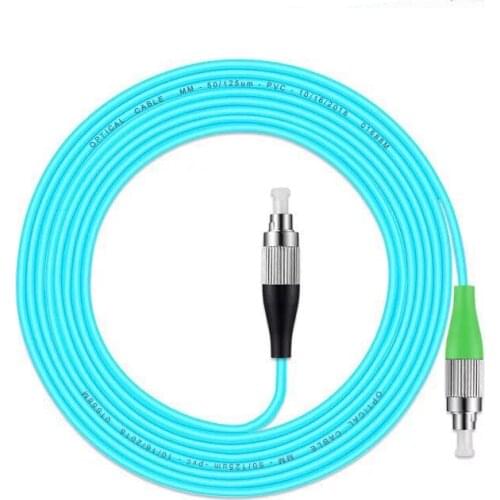 5PCS/lot FC/APC -FC/UPC OM3 Fiber Optic Patch Cord 10G 50/125 Fiber Cable Multimode Simplex Optical Jumper Free Shipping