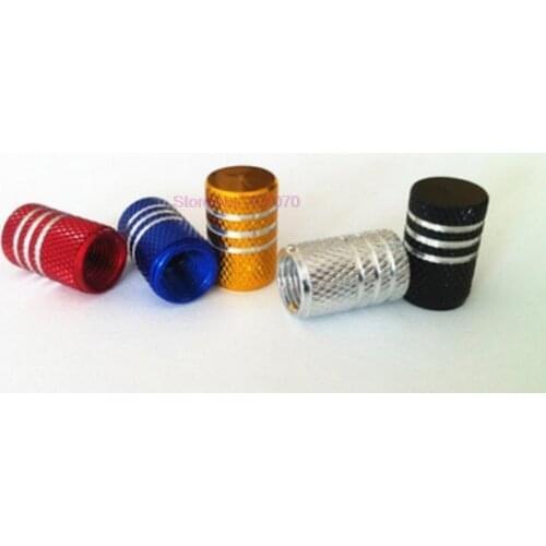 By DHL or Fedex 500pcs New Round Design Auto Car Tyre air Valve Caps Bicycle Motorcycle Tire Wheel Stem Valve Caps 5 Color