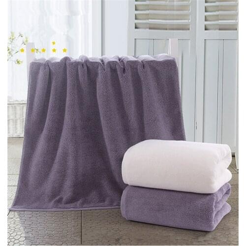 70*140cm Long-staple Egyptian cotton bath towels for adults beach towels bathroom for home Super absorbent White gray towels