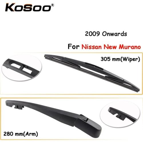 KOSOO Auto Rear Car Wiper Blade For Nissan New Murano,305mm 2009 Onwards Rear Window Windshield Wiper Blades Arm,Car Accessories