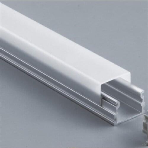 Free Shipping 2m/pcs 20pcs/lot led profile aluminium with cover , double row led strip aluminium profile,corner led profile