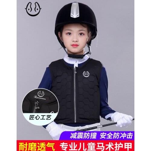 Childrens Equestrian Equipment Children Horse Armor Clothes Riding Suit Female Protective Vest Equestrian Armor
