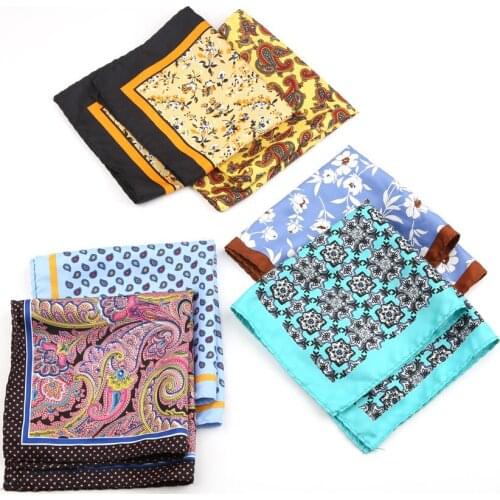 Suit Pocket Towel Printing Mens British Korean Suit Big Chest Towel Pocket Towel Leisure Wedding Suit Shop Accessories