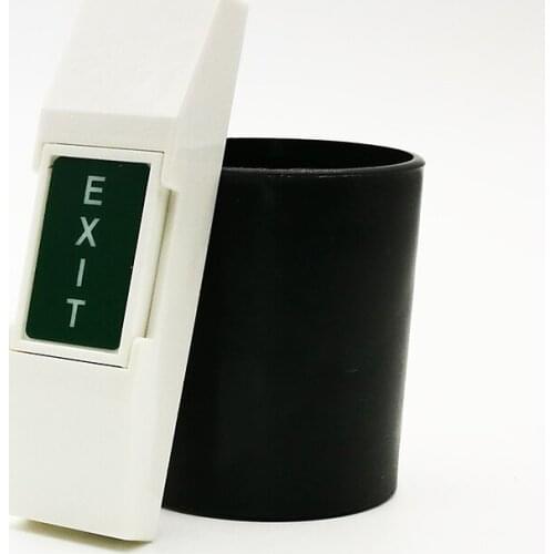NO/NC/Com Contact Exit Button Mini size plastic access control system exit button Slim exit switch