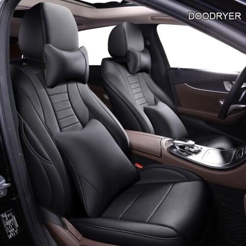 DOODRYER Custom Leather car seat cover For Chrysler 300C PT Cruiser Grand Voager Sebring Automobiles Seat Covers car seats