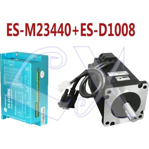 Leadshine Nema34 Hybrid Easy Servo 2-phase motor driver kits ES-M23440 4.0NM + 20-80VAC/30-100VDC ES-D1008 with 3M Encoder cable