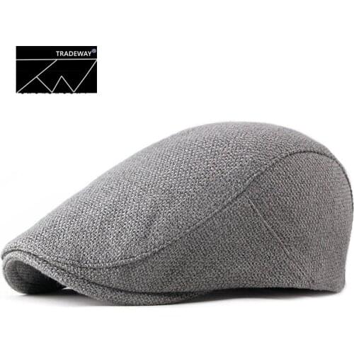 New Autumn Winter Berets cap high quality Casual dad hat Gentleman hat unisex Newsboy Caps Retro Men Berets