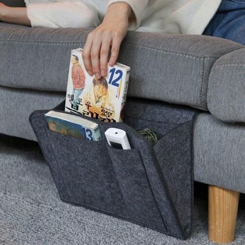 Remote Control Hanging Caddy Bedside Couch Storage Organizer Bed Holder Pockets Bed Pocket Sofa Organizer Pockets Book Holder