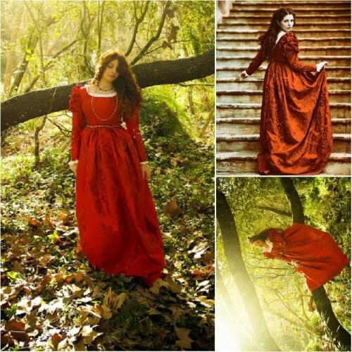 On sale customer-made Vintage Costumes Victorian Dress 1860s Civil War Southern Belle Gown Marie Antoinette dresses US4-36 C-383