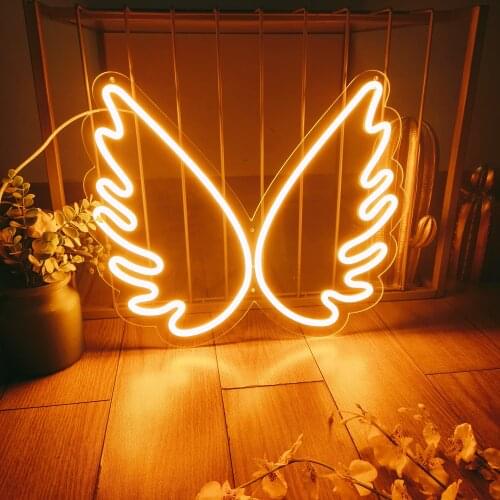 Angel Wings Led Neon Sign, Angel Wings Neon Sign,Neon Wall Light