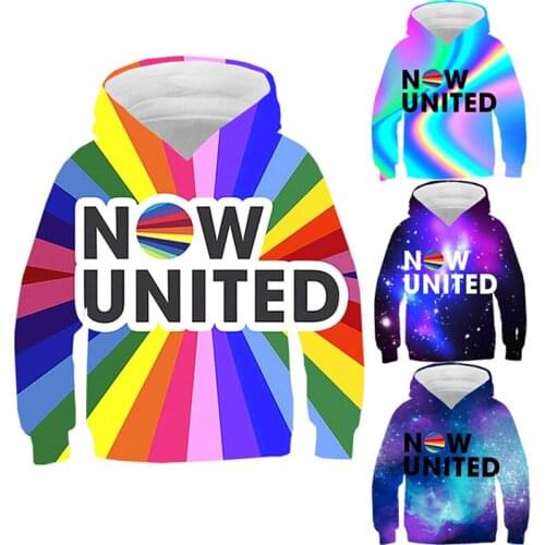 3D Print Now United Hoodie Childrens Sweatshirt UN Team Hoodies Adults Pullover Men Rapper Streetwear Cloth Teenagers Hip Hop