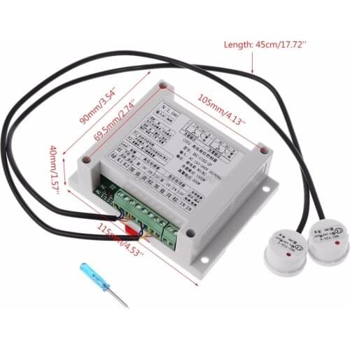 High And Low Liquid Level Intelligent Controller With 2 Non-contact Sensor Module Automatic Control Liquid Water Level My02 19