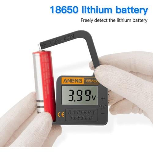 High precision Battery Tester Digital Display Battery Checker Plastic Portable Button Cell Capacity Analyzer Household Tools