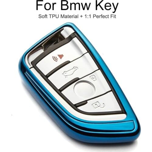 TPU Protection Car Key Cover Case Cap For Bmw X1 F48 X3 X5 F15 E70 X6 E71 F16 X4 F26 G30 F11 E90 Z3 Key Chain Ring Accessories