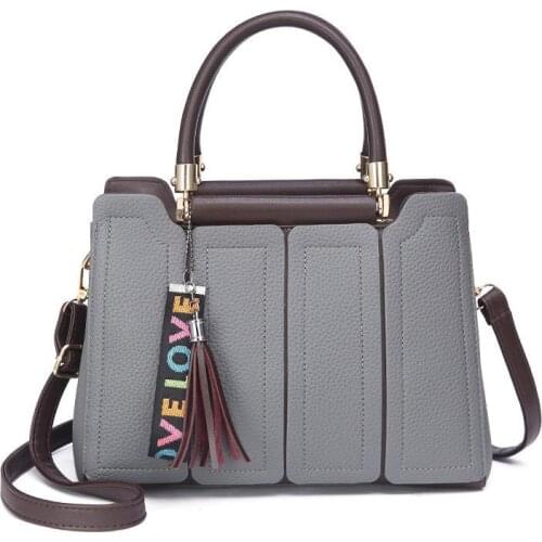 New fashion womens handbag Large-capacity solid color shoulder crossbody bag Killer pack guolong 29X14X21cm