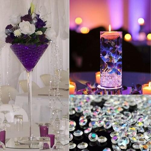 10000Pcs/Pack 4.5mm Mini Acrylic Crystal Wedding Table Confetti Decoration Events Party Festival Anniversary Birthday Supplies