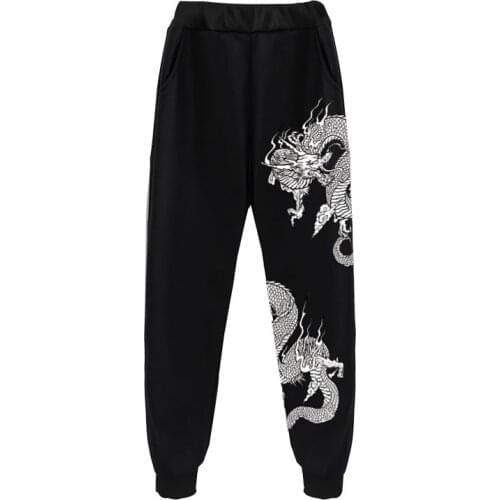 2021 new hoodie pants guard pants plus fleece fleece casual all-match male and female couples plus size sweatpants