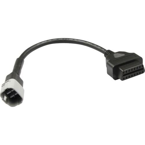 3 Pcs/Lot 6 To 16 Pin OBD2 Adaptors Motorcycle Diagnostic Cable OBD Extension Connector For Suzuki Autocycle