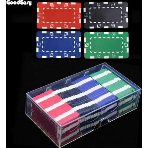 36pcs/100pcs/200PCS/LOT High Quality Square 32g ABS Poker Chips COINS 12 Colors NO face value Chip Sets Texas Hold'em Cheap Chip