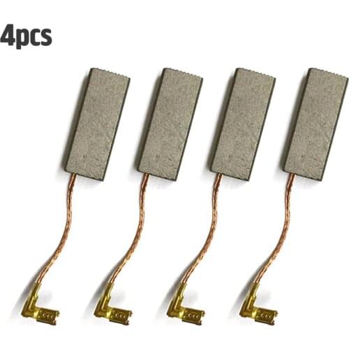 4 Pcs Carbon Brushes 6.2*11.2*29mm For McCulloch 2200 Chain Saw X73 Flymo Woodshark 350 400 D94 Power Tools Accessories