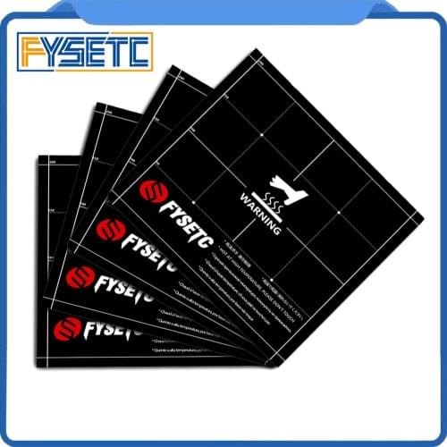 5pcs 3D Printer Build Sheet Plate Heat Hot Bed Sticker Coordinate Printed Surface 220x220mm For Anet A6 A8 Tarantula Ender-3