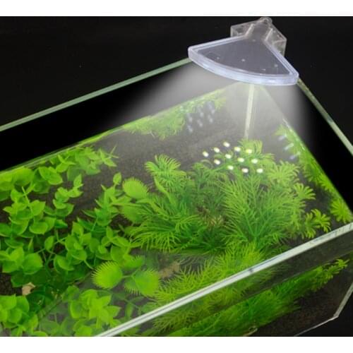 5W Multifunctional Aquarium Clip Light LED Corner Light Small Aquarium Waterproof Acrylic Aquarium Lighting Supplies