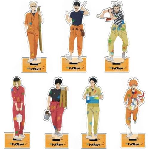 Anime Haikyuu!! Acrylic Stand Model Desk Plate Toy Figures Printed Comic Exhabition Decor Ornaments Collection