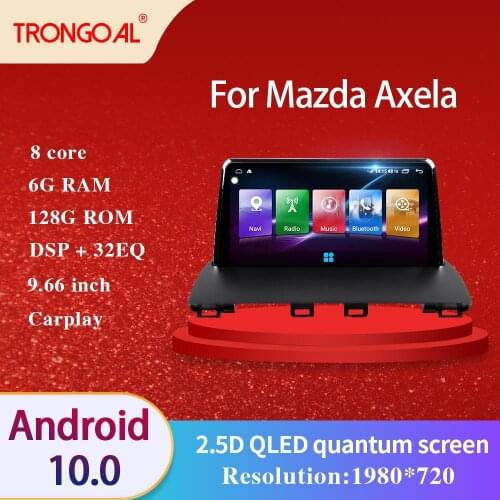 Car Radio DVD Player For Mazda 3 Axela Android 10.0 Caprplay DSP IPS GPS Multimedia Navigation Video Carplay