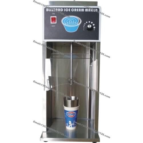 Stepless Speed 0-7500rpm Commercial Soft Ice Cream Shaker Mixer Blender Blizzard Machine Maker