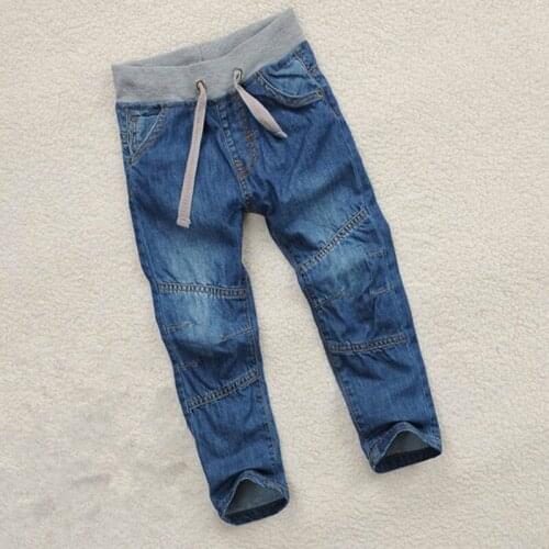 Childrens Boys Jeans Casual Big Middle School Childrens Pants Baby Trousers