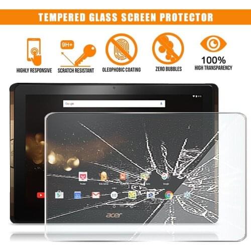 For Acer Iconia Tab 10 A3-A40 Tablet Tempered Glass Screen Protector 9H Premium Scratch Resistant HD Clear Film Cover