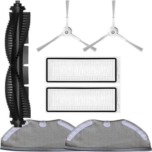 HEPA Filter Central Roll Main Brush Side Brush Mop Cloth Rag for Qihoo 360 S9 X90 Robotic Vacuum Cleaner Spare Parts Accessories
