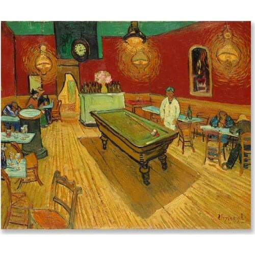 Canvas Painting The Night Cafe Printed Poster Wall Art Picture Buddha Painting for Living Room Modern Home Wall Decor