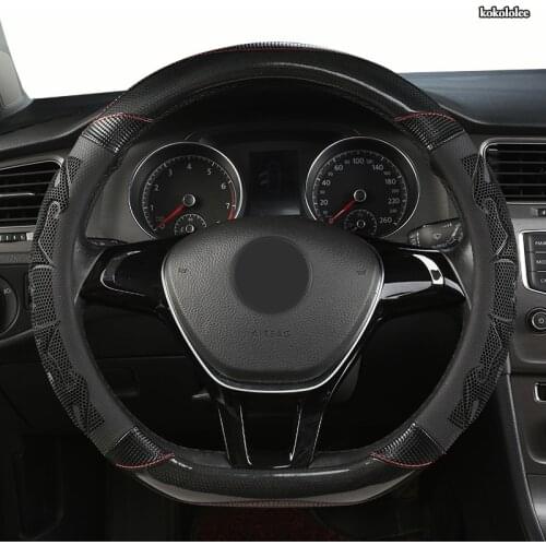 KOKOLOLEE Microfiber Leather Car Steering Wheel Cover For Volvo XC90 S80 XC60 S90 V70 V50 S40 V60 XC70 V40
