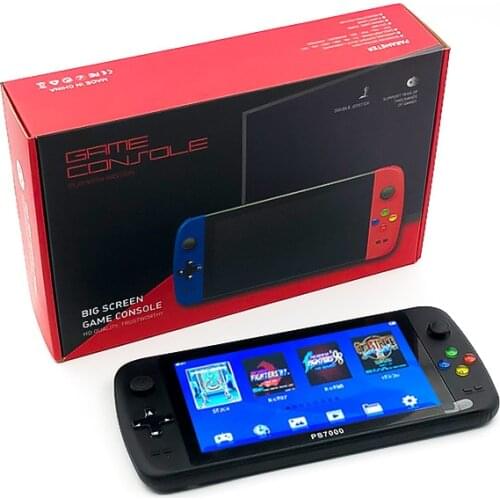 Handle Video console 7 Inch HD Screen Retro Game console 128 BIT Handle Console Linux open source system GamePAD HDMI TV Output