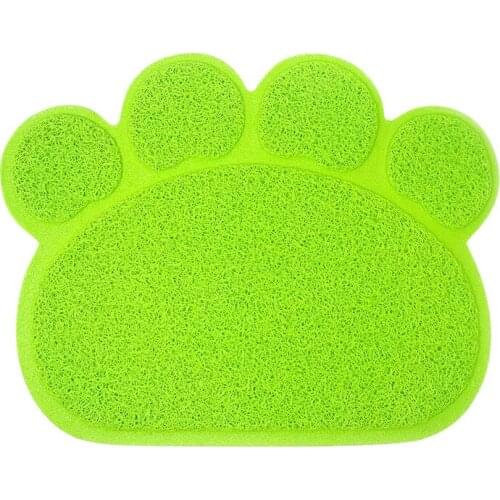 Anti-skid Waterproof Sleeping Pad PVC Paw Print Pad Dog Cat Litter Mat Pet Puppy Kitty Dish Feeding Bowl Place mat