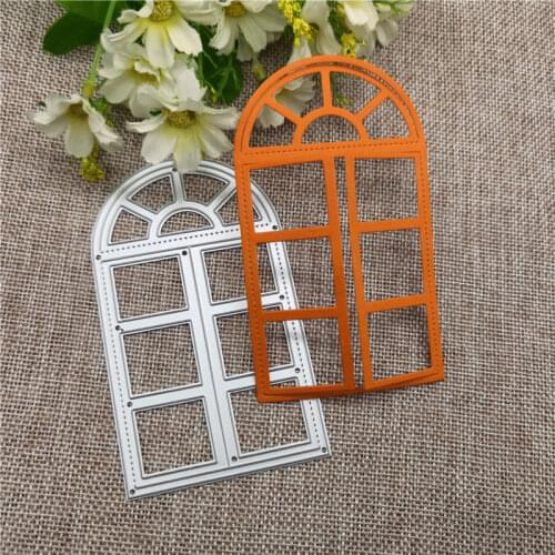Window door background Metal Cutting Dies Stencils For DIY Scrapbooking Decorative Embossing Handcraft Die Cutting Template