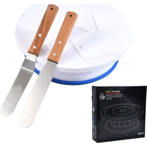 Multicolor Cake Plate Turntable Rotating Stand DIY Round Pan Baking Tool Cake Decorating Table Pastry Mold Bakeware Supplies Hot